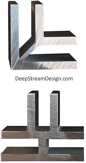 DeepStream's corner and T-leg Mariner Structural Aluminum Extrusions for equipment screens and privacy screen walls.